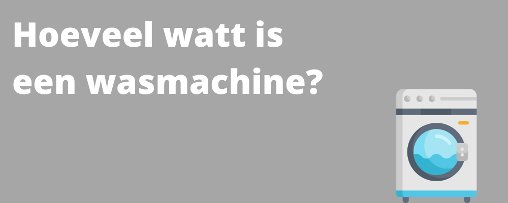 Stroomvraag wasmachine